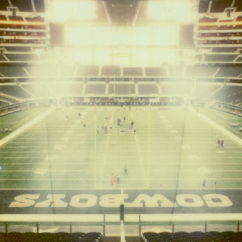 Cowboys Stadium - Polaroid Sonar SX-70 - PX-70 Cool