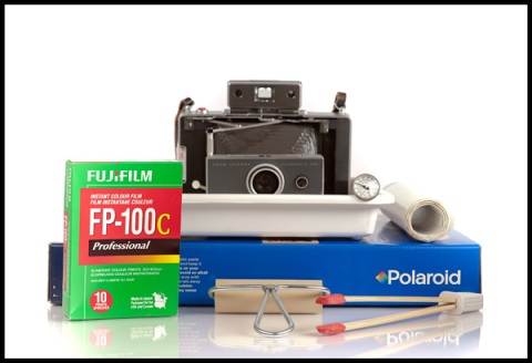 Fuji FP-100C - Polaroid Land Camera 100 - Polaroid Emulsion/Image Transfer Kit