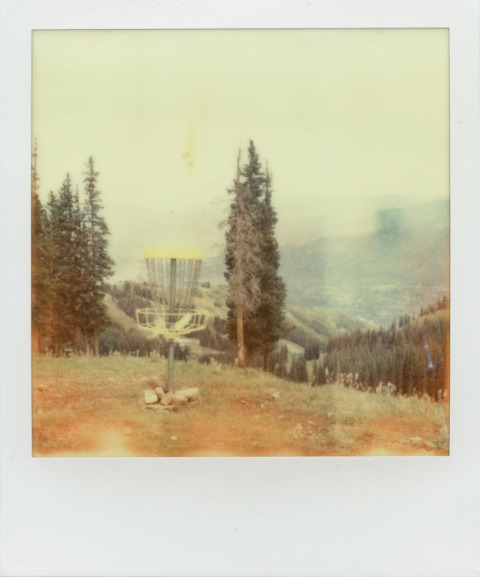 Aspen Mountain Disc Golf Course - Impossible Project PX-70 COOL