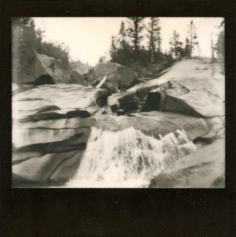 Photo: Synthia Goode - The Grottos - Spectra SE - Impossible Project Black Frame PZ600