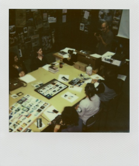 Teaching Brookhaven students about Impossible Project film 